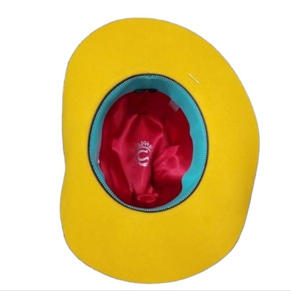 CHARLIE 1 HORSE "Gold Digger" Wool Felt Hat with Beaded Band Silver Concho Large - Picture 10 of 14